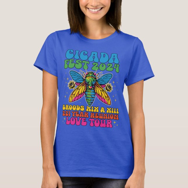 2024 Cicada Reunion Tour T Shirt (Framsida)
