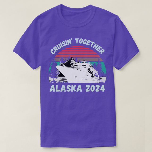 2024 Cruise Season Alaska TShirt T Shirt (Design framsida)