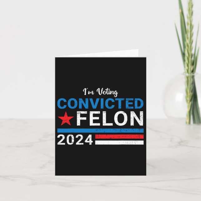 2024 dömd Felon19 Kort (Framsida)