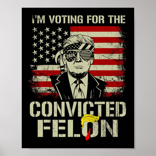 2024 dömd Felon3 Poster (Framsidan)