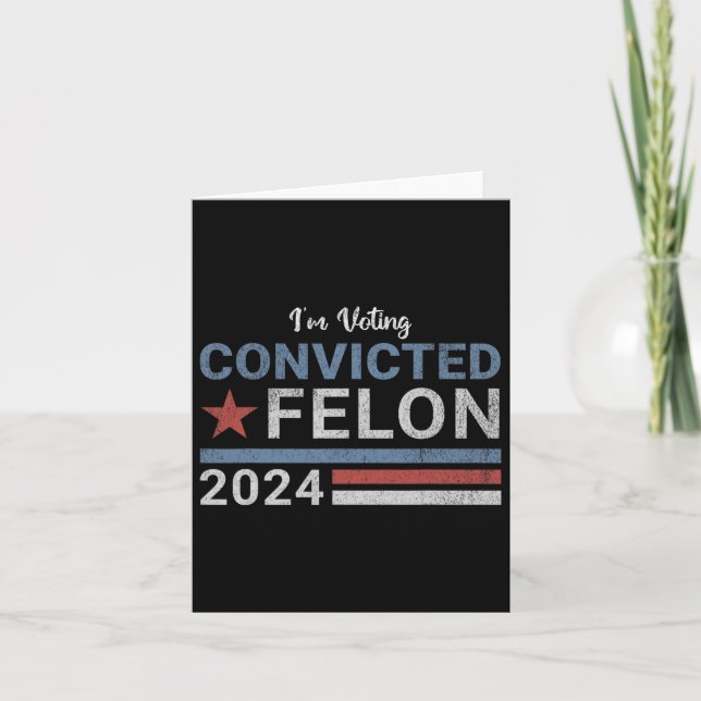 2024 dömd Felon 6 Kort (Framsida)