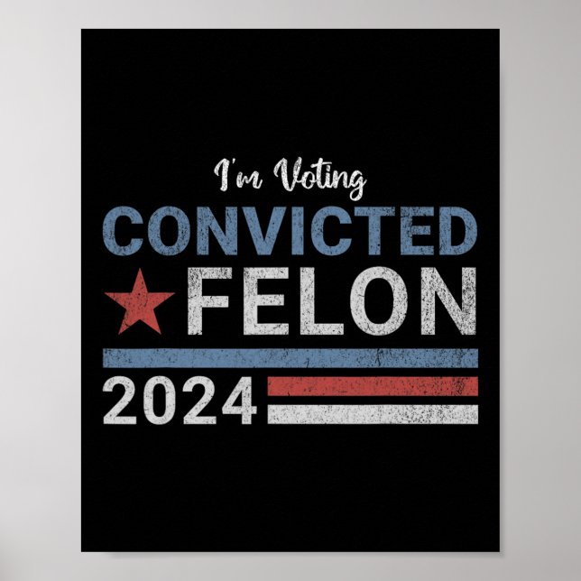 2024 dömd Felon 6 Poster (Framsidan)