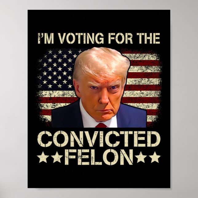2024 Dömd Felon  Poster (Framsidan)