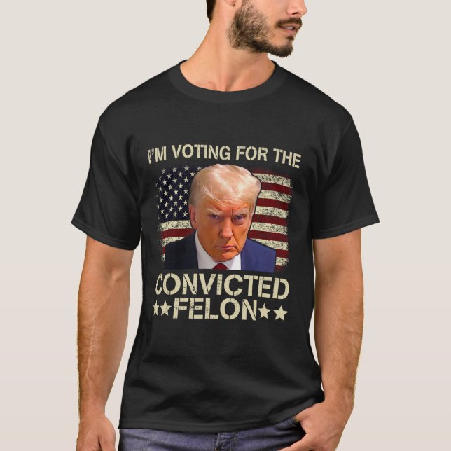 2024 dömd Felon T Shirt (Framsida)
