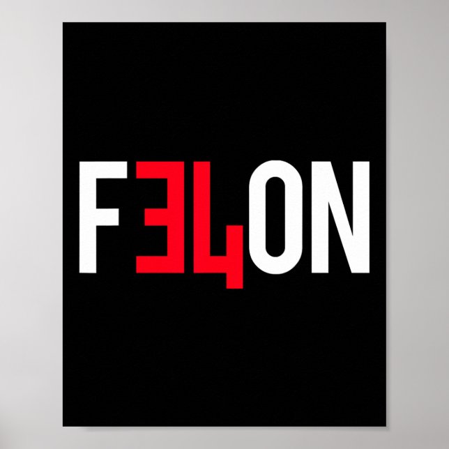 2024 dömde Felon &#, fler skäl att rösta för Poster (Framsidan)