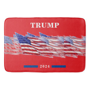 2024 Donald Trump American Flagga Badrumsmatta