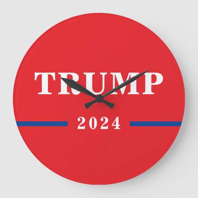 2024 Donald Trump Stor Klocka (Framsida)