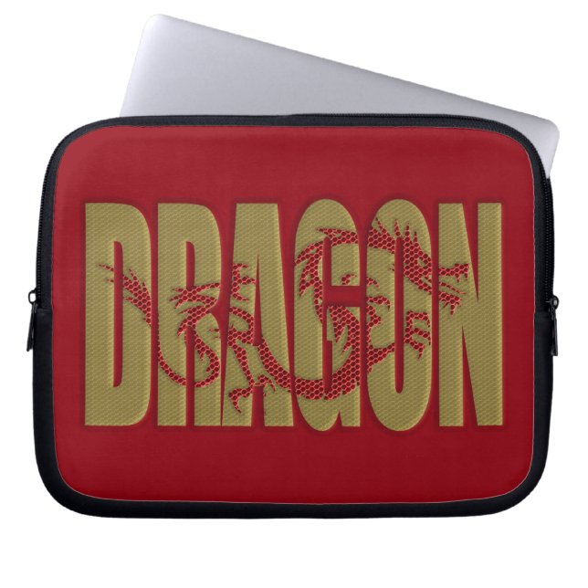 2024 drakår laptop sleeve (Framsidan)