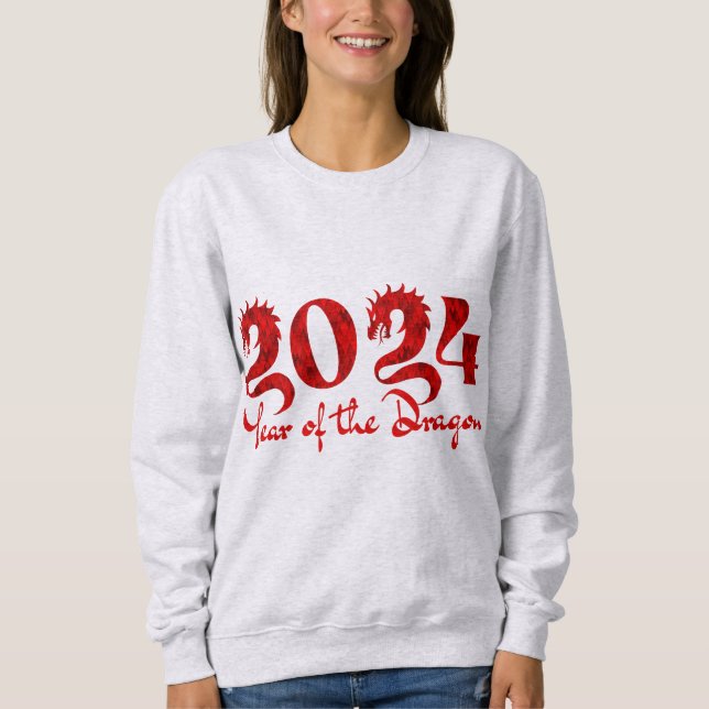 2024 DRÄKENS ÅR RÖD T SHIRT (Framsida)