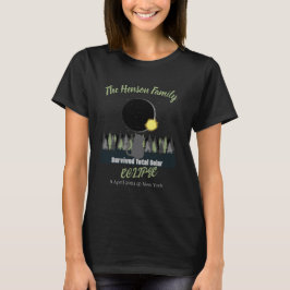 2024 Eclipse Family Survivor Anpassningsbar T-Shir T Shirt