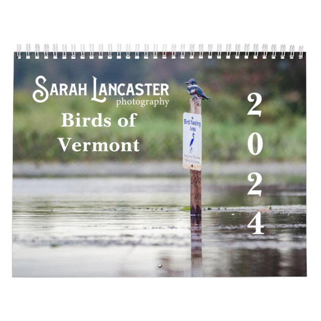 2024 Fåglar i Vermont Calendar Kalender (Omslag)