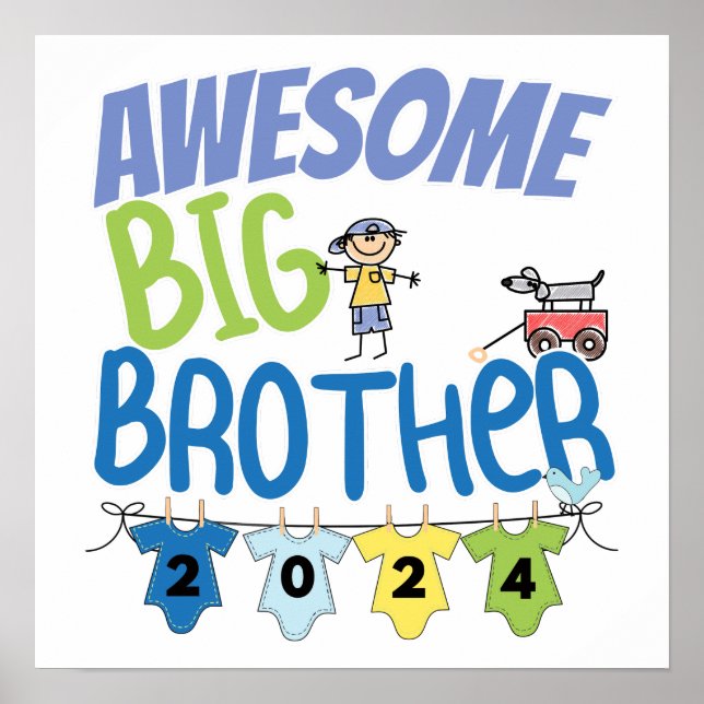 2024 Fantastisk storebror Poster (Framsidan)