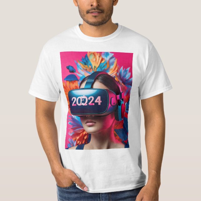 "2024 Firande Extravaganza: nyår Cheers T Shirt (Framsida)