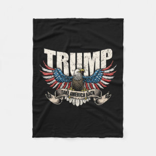 2024 Flagga Ta Amerika tillbaka Manar Women Donald Fleecefilt