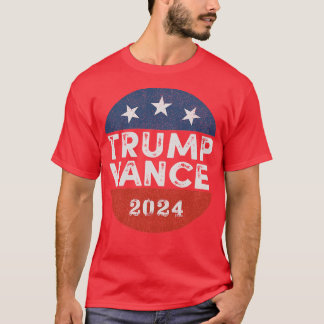 2024 för val av Retro-knapp T Shirt