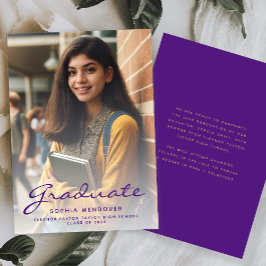 2024 Foto Lila Guld Studenten Inbjudningar