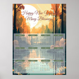 2024 Fredlig sjö Poster