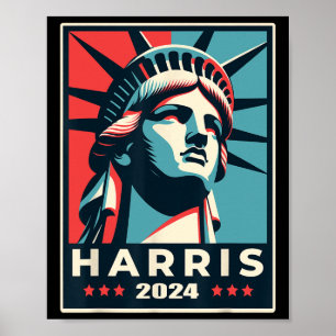 2024 Frihetsgudinnan Kamala Harris till talman Poster