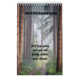 2024: fyra säsongsskogar kalender