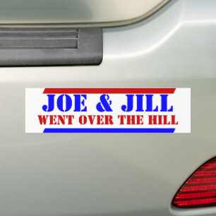 2024 gick BIDENS Joe & Jill över Backe Bildekal