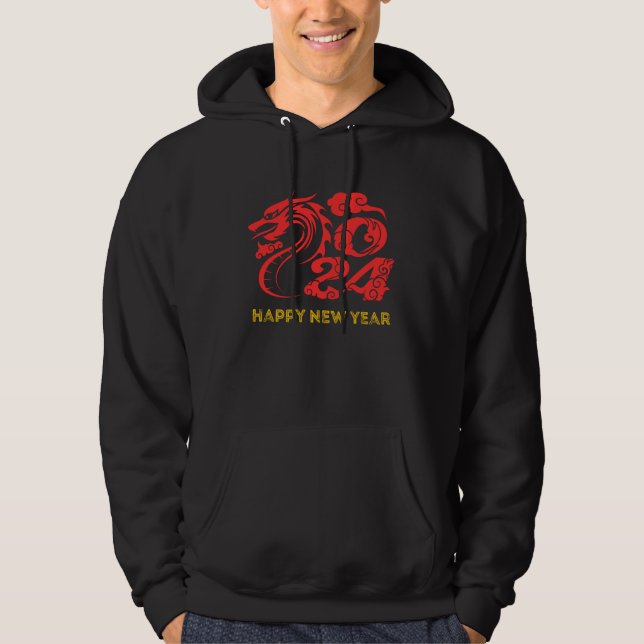 2024 Gott nytt år Hoodie (Framsida)
