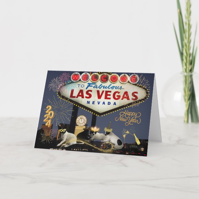 2024 Gott nytt år-kort Tack Kort (Framsida)