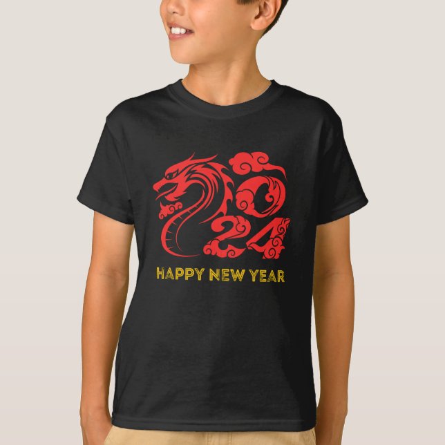 2024 Gott nytt år T Shirt (Framsida)