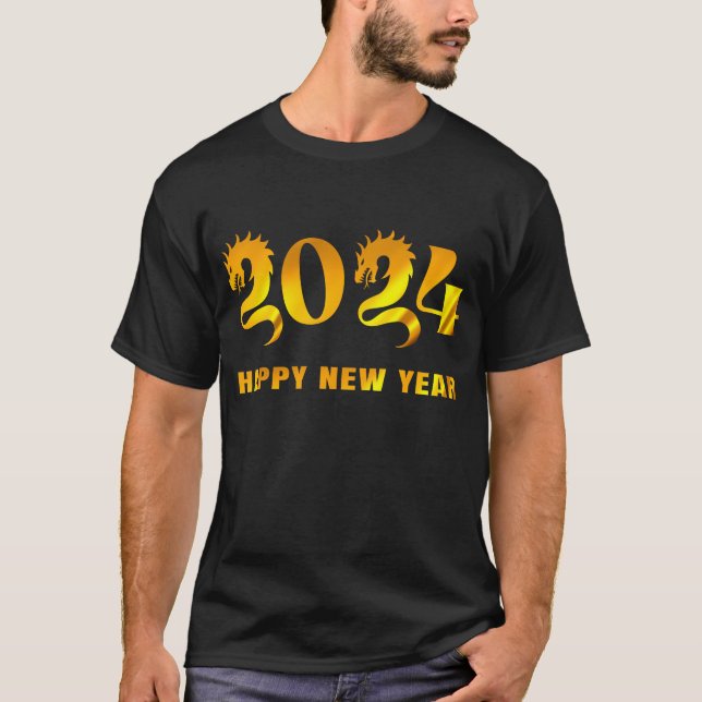 2024 GOTT NYTT ÅR T SHIRT (Framsida)