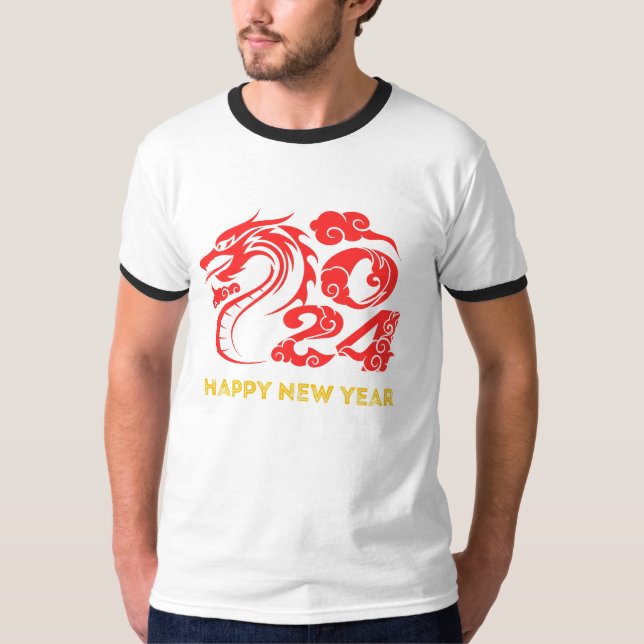 2024 Gott nytt år T Shirt (Framsida)