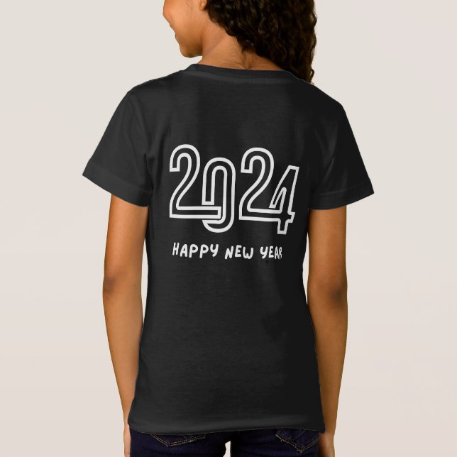 2024 Gott nytt år T Shirt (Baksida)
