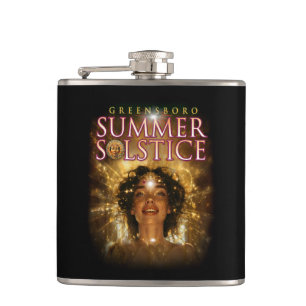 2024 Greensboro Sommarsolståndsfestival Souvenir Fickplunta