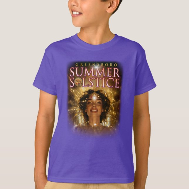 2024 Greensboro Summer Solstice Festival Souvenir T Shirt (Framsida)
