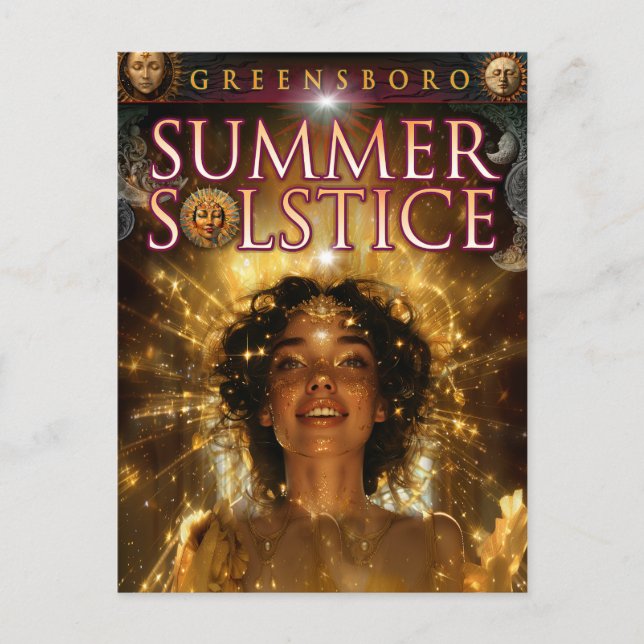 2024 Greensboro Summer Solstice Souvenir Vykort (Framsida)
