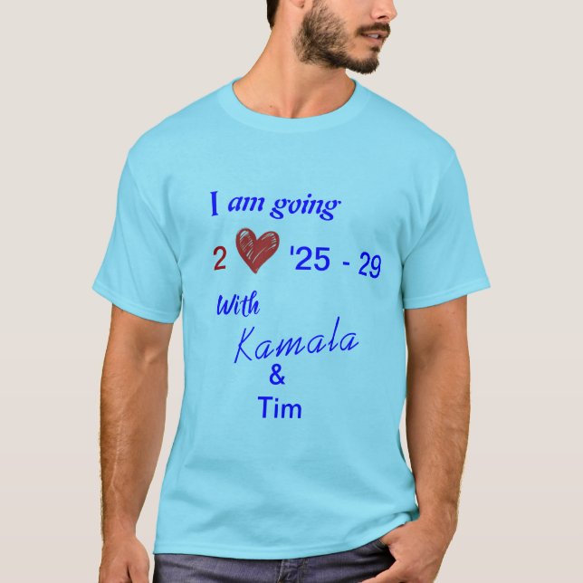 2024 HARRIS WALZ T-Shirt (Framsida)