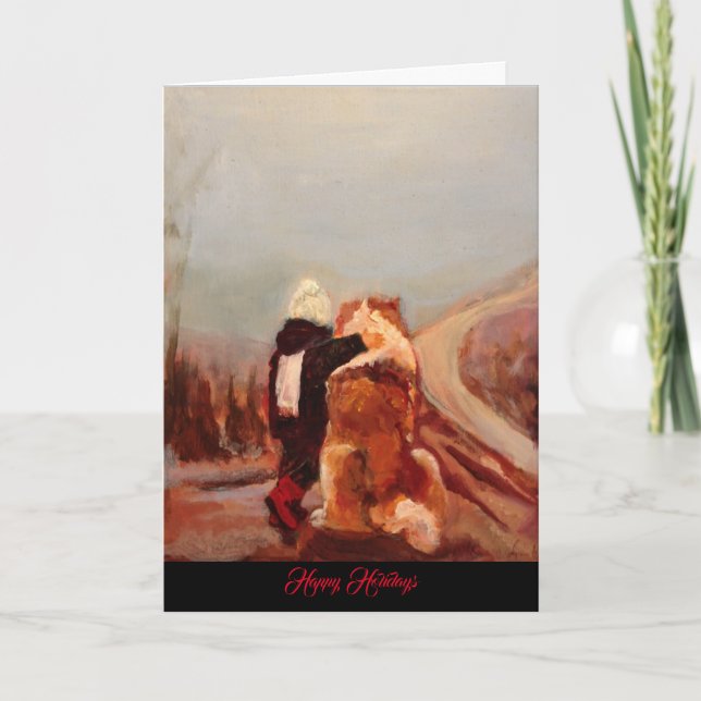 2024-Helgdag kort 5X7 "Bästa vänner för alltid" (Framsida)