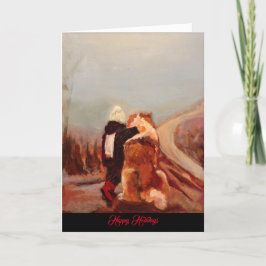 2024-Helgdag kort 5X7 "Bästa vänner för alltid"