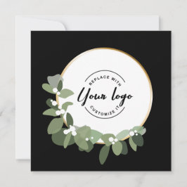 2024 Helgdag Logotyp för Anpassningsbar av utandni Julkort