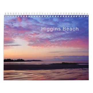 2024 Higgins Beach Maine Ocean Photo Calendar Kalender