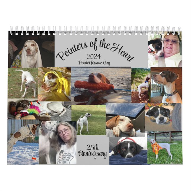 2024 Högtidliga pekare 25 år Kalender (Omslag)