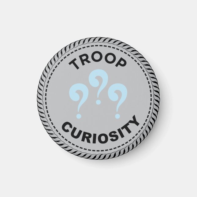 2024 IGGPPCamp Troop Pride Query Magnet (Framsidan)