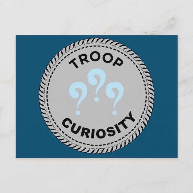 2024 IGGPPCamp Troop Pride Query Postcard Vykort (Framsida)