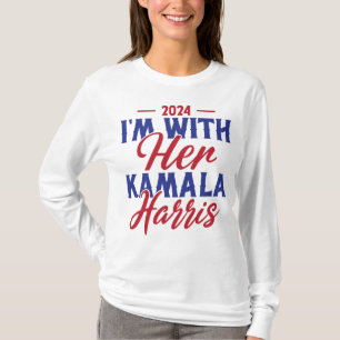 2024 Jag är med henne Kamala Harris  T Shirt