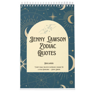 2024 Jenny Lawson zodiac, offertkalender Kalender