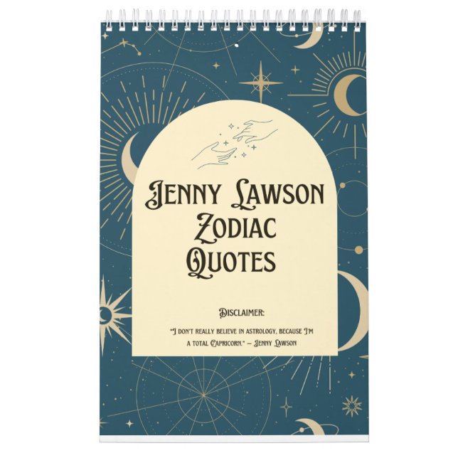 2024 Jenny Lawson zodiac, offertkalender Kalender (Omslag)