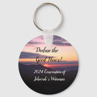 2024 JW Convention Sunset customizable Nyckelring