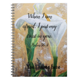 2024 JW year text Psalm 56:3 Anteckningsbok