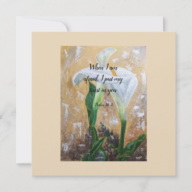 2024 JW year text Psalm 56:3  Inbjudningar (Framsida)