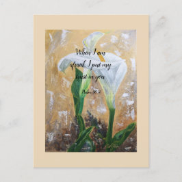 2024 JW year text Psalm 56:3  Vykort