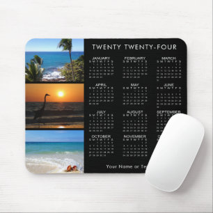 2024 - kalender 3 - svart fotoPersonlig Musmatta