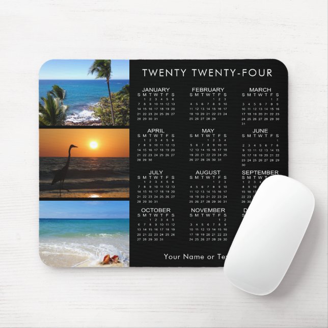 2024 - kalender 3 - svart fotoPersonlig Musmatta (Med mus)
